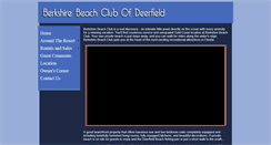 Desktop Screenshot of berkshirebeachclub.com